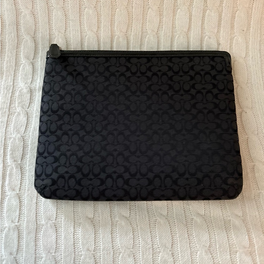 Coach Iconic Logo  Patterned iPad Sleeve